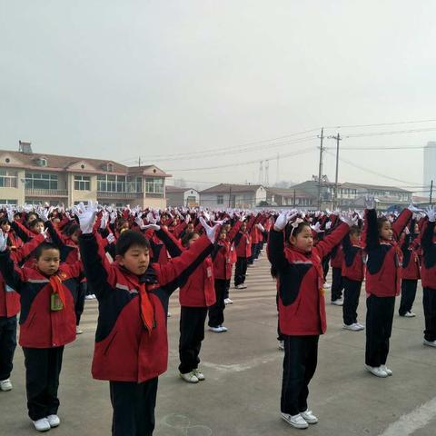 北大街小学"迎新年"学生广播操比赛