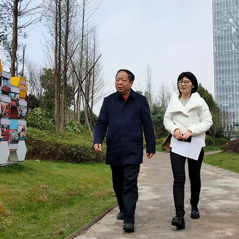 多湖街道雷白鸽副书记到万江社区考察城市社区党建工作