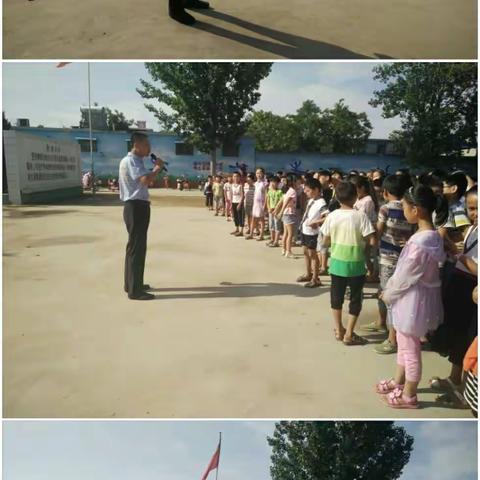 晓林小学“感恩母校，向国旗下行最后一次队礼”升旗仪式