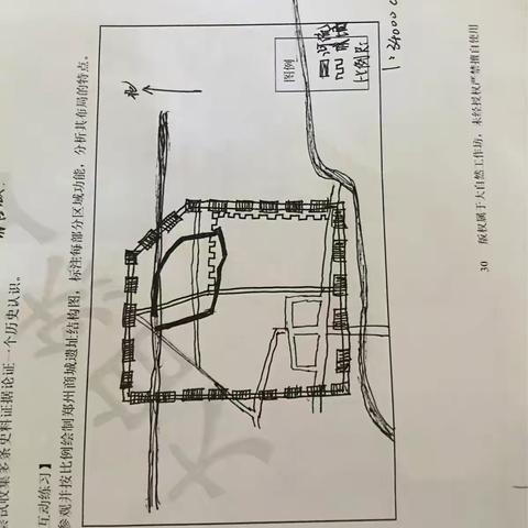 黄河营作业_郑州商城遗址结构图及推论