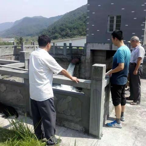 枫坑水库开展生产安全检查