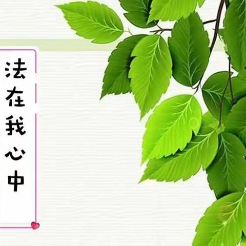 与法同行 伴我成长一一源汇区实验小学升旗仪式