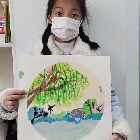 万像树·美术中级②班7.《春日·柳》