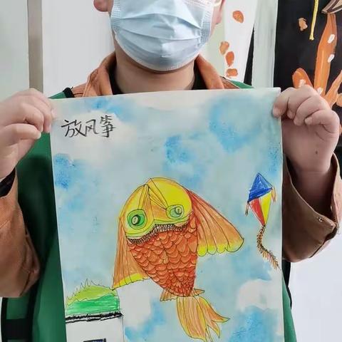 万像树23春·美术提高①班7.《春天·放风筝》