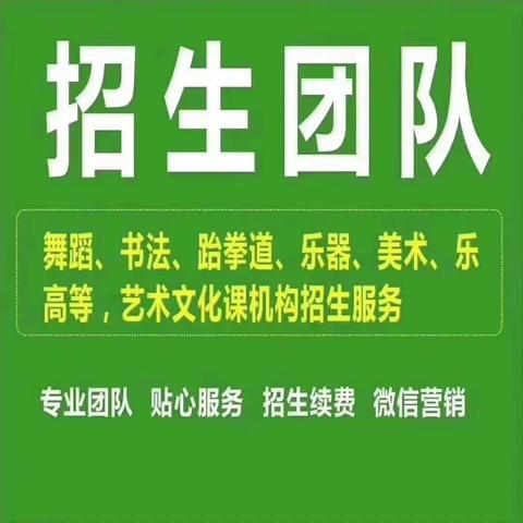 浙江金华体育培训地推招生团队