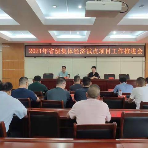市农委组织召开2021年省级集体经济试点项目工作推进会