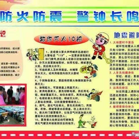 董村镇董永社区幼儿园消防安全演练