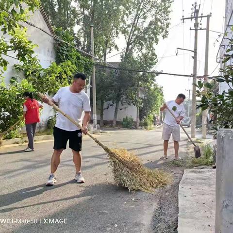 顺城关村全面卫生整治迎双节