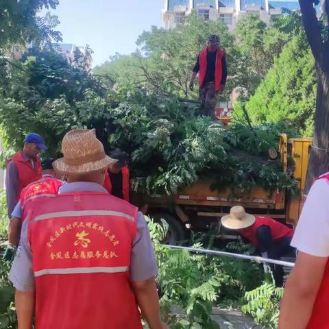 我为社区办实事:协助解决银新苑北社区下水管网修理工作