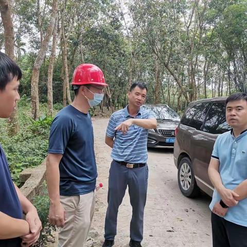 儋州市水务局深入南丰镇开展“美返村、兰彩村美丽家园工程”项目推进工作