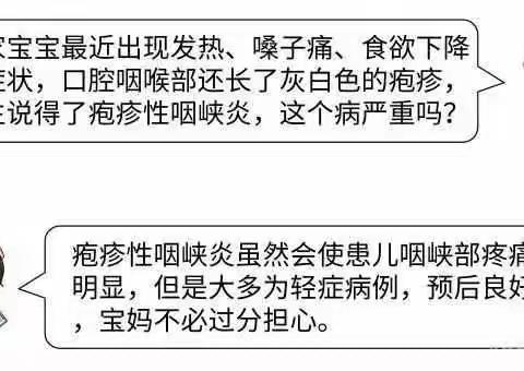 【卫生保健】家长们请注意——疱疹性咽峡炎来了！