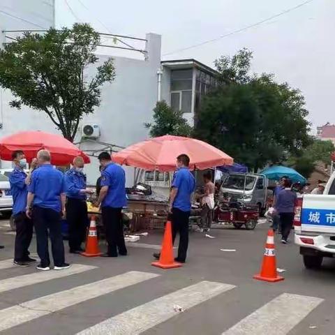 【下花园区城管大队】疫情防控不放松 节日值守保秩序