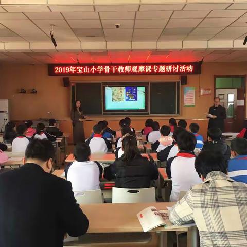 青西新区宝山小学语文骨干教师观摩研讨活动