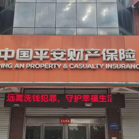 宣传反洗钱知识，维护金融安全—平安财险温县支公司