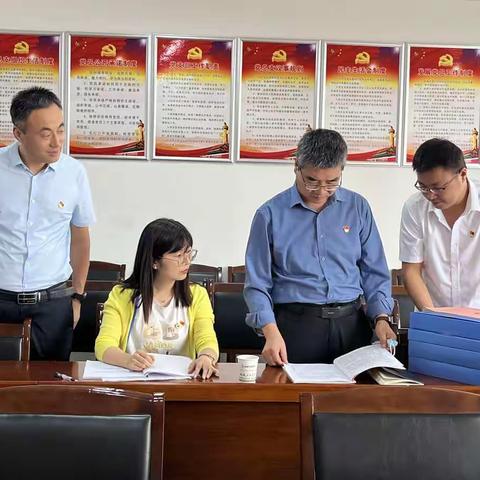 市直机关工委对市商务局 “五星级党支部”创建工作进行督导验收