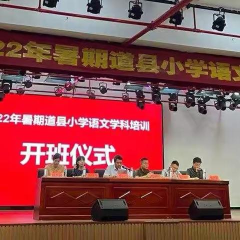 知无涯，学无尽—2022年暑期道县小学语文学科培训。