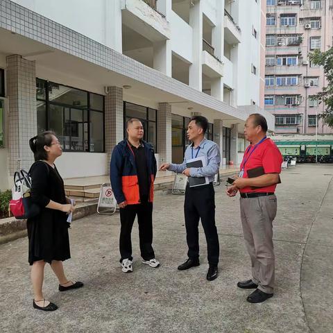 海口市教育局2021年春季开学督导检查组莅临我校检查指导