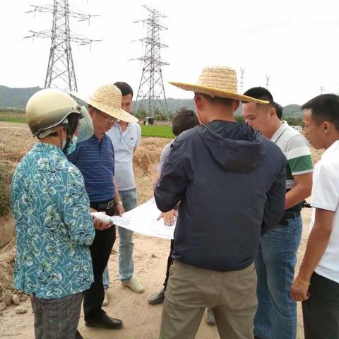 市农业农村局云俊带队督导崖州区高标准农田建设