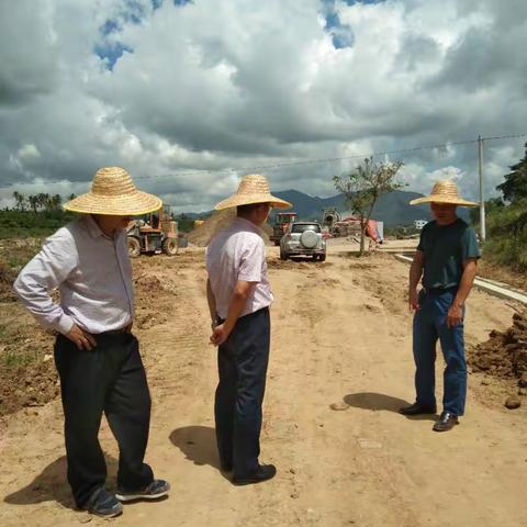 市农业农村局云俊带队督导育才生态区高标准农田建设收尾工作