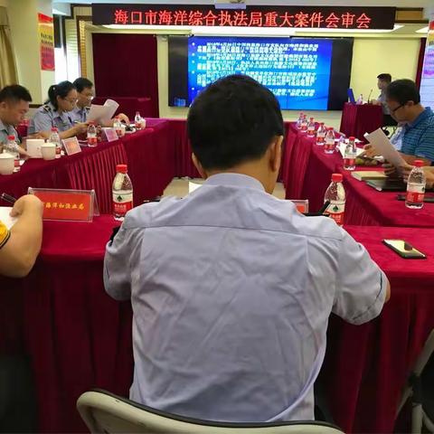 海口市海洋综合执法局重大案件会审会