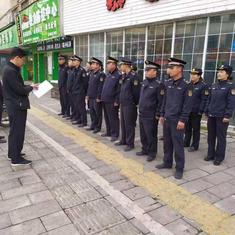 襄州城管执法四中队11月6日工作汇报：