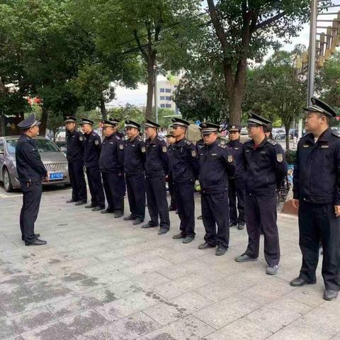 襄州城管执法四中队10月11日工作汇报：
