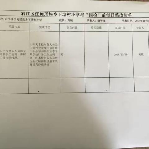 学校财务人员对全体教职工进行培训、讲解工资待遇情况。