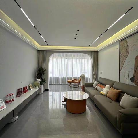 【欧艺实景】[玫瑰]大唐观邸118㎡现代风家的归属感，目之所及皆是温暖[爱心]#欧艺7+超级整装