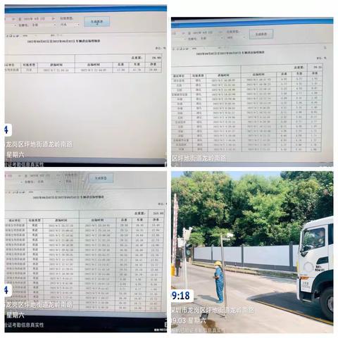 龙岗区果蔬、绿化垃圾收运处理监管日志