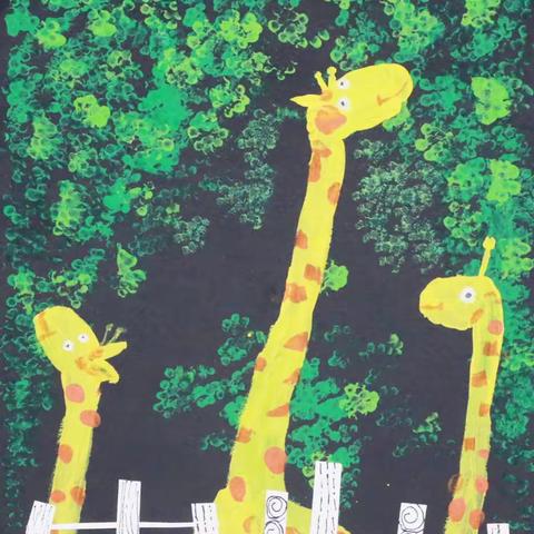 孩子画画没有构图，画的偏小怎么办