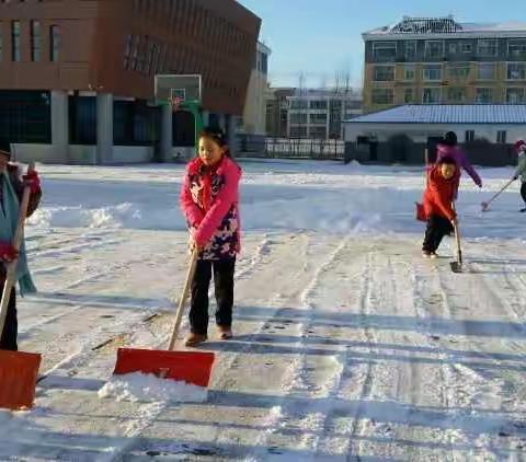 第一次集体铲雪