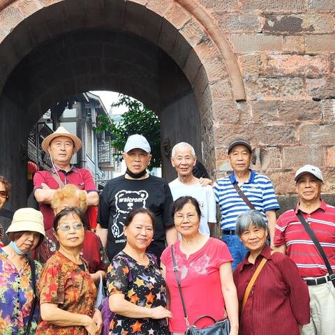 玄天同学伴，同事安居行，《玄天湖安居古镇游》，手机随拍，2022年06月8/09日