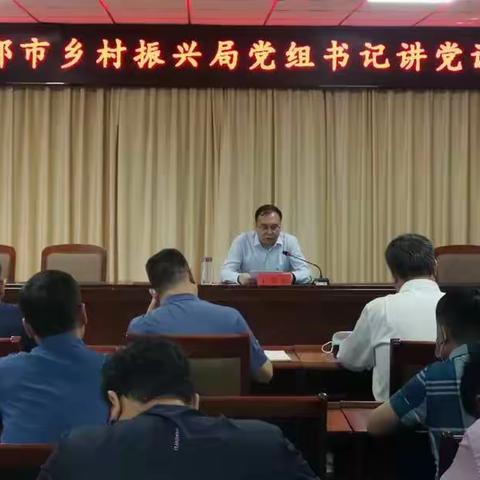 邯郸市乡村振兴局党组书记讲党课