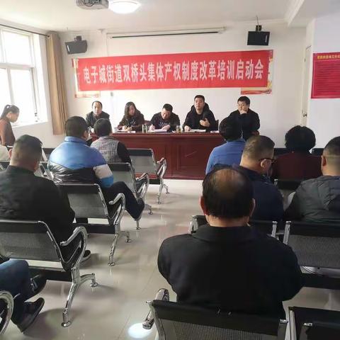 蹄疾步稳   双桥头全面启动集体产权制度改革工作