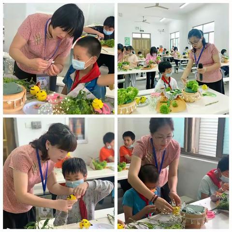 一路芬芳公益团队，赶在放假前，冒着大雨，相继走进长征小学、道南小学！