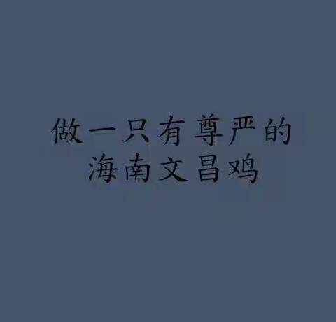 教你如何做一只有尊严的鸡