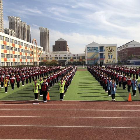 凝心·聚力·展风采——北环路小学队列会操比赛