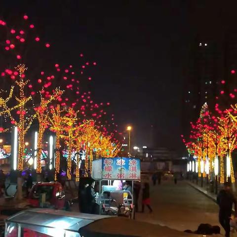 菏泽2018春节大剧院夜景