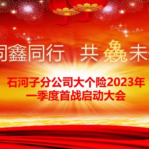 ❤️❤️中国人寿石河子分公司“同鑫同行，共𠓗未来”大个险2023年一季度首战启动大会❤️❤️