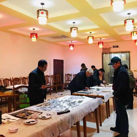 “诸毫送福，浓墨迎春” 磐安美协会议暨书画走进农家乐活动