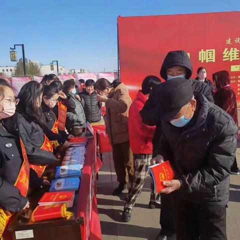 襄垣县开展关爱妇女法律援助宣传活动