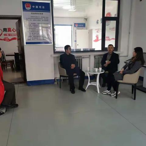 县司法局深入侯堡镇司法所对免费法律咨询进展情况调研