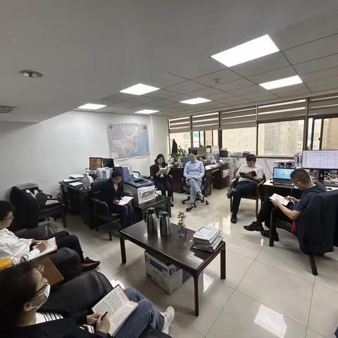 个金部党支部组织开展主题教育第四次学习研讨