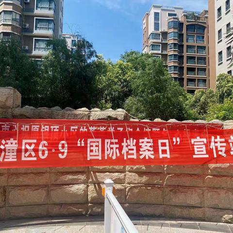 加强党建引领，发挥“双报到”功能——西关社区联合区档案馆开展“档案法”宣传活动