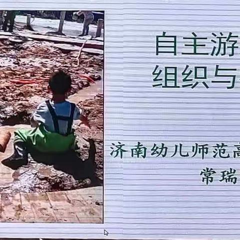 《自主游戏的组织与指导》——济南幼儿师范高等专科 常瑞芳教授  讲座