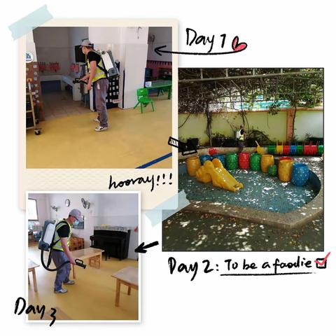 全面消杀，为幼护航——海口市秀英区海秀镇中心幼儿园2022年清明节假期结束迎接复学全面消杀工作