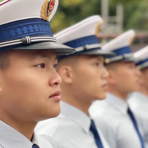 学条令 树形象 强作风—儋州支队积极推进队列训练活动