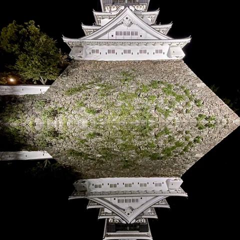 秋夜倒影