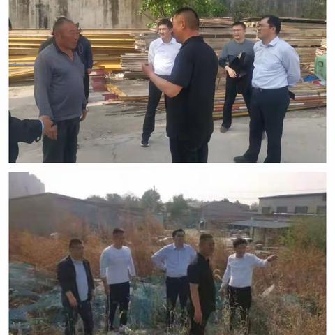 华山街道党工委书记于涛带队检查拆迁工作安全生产工作