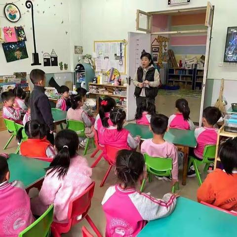 现代中学幼儿园防震演练